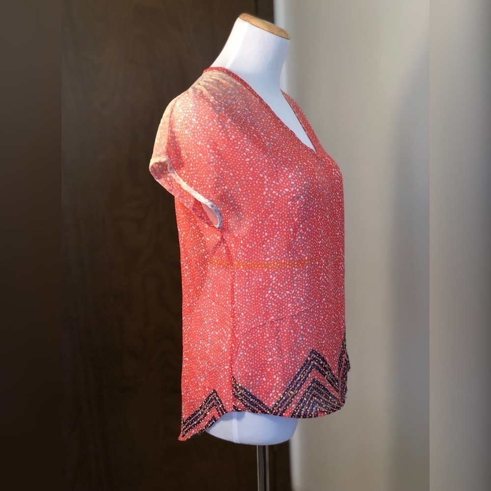 COPY - Colorful geometric RENEEC. Blouse - Picture 4 of 5